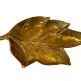 Brass Leaf Decorative Dish