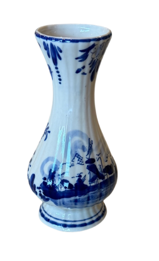Vintage Delft Bud Vase