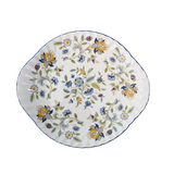 Vintage Haddon Hall Blue Oval Plate