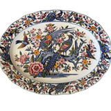 Vintage Japanese Bird & Floral Platter