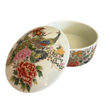 Vintage Peacock Lidded Bowl