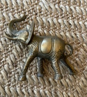 Brass Elephant Figurine