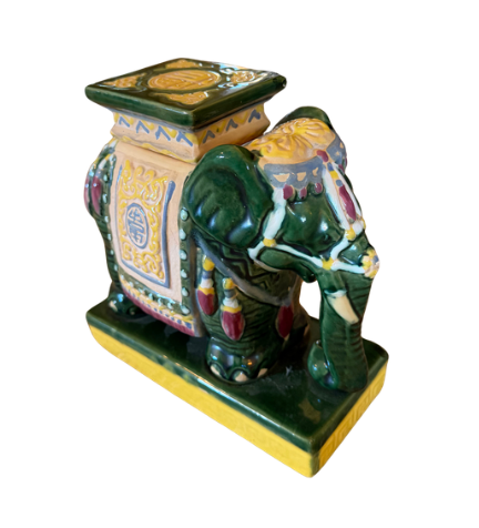 Ceramic Elephant Figurine