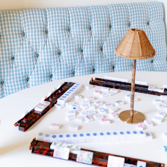 Acrylic Tortoise Shell Mahjong Rack