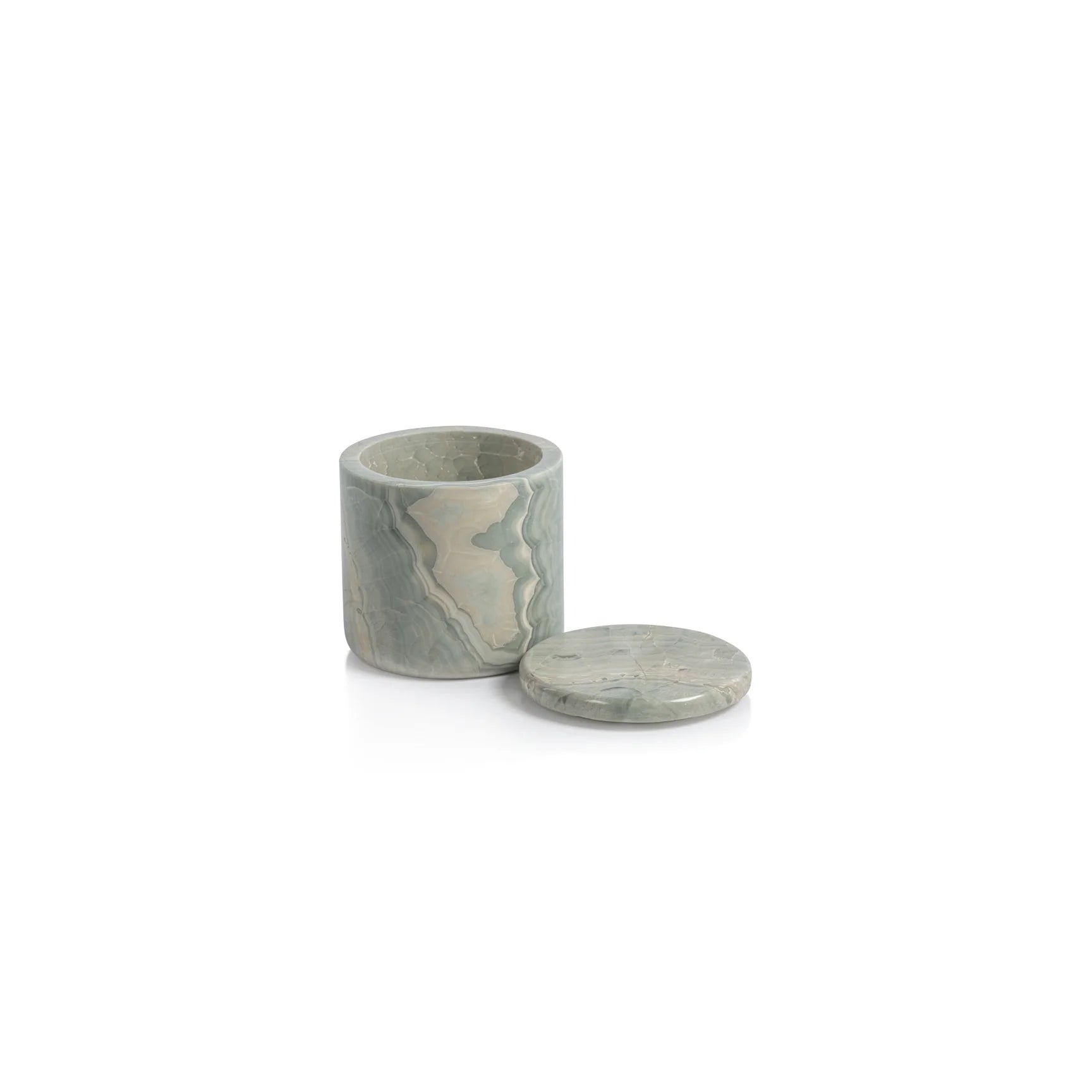 Blue Onyx Canister Jar
