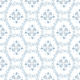 Scalloped Square Table Topper | Floral Trellis
