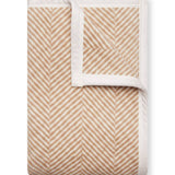 Harborview Herringbone Tan Blanket: Original