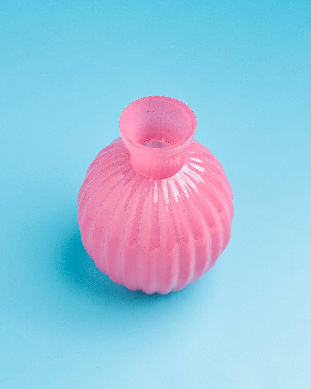 Mini Glass Vase, Pink