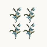 Blue Bells Flower Napkin Rings (set of 4)