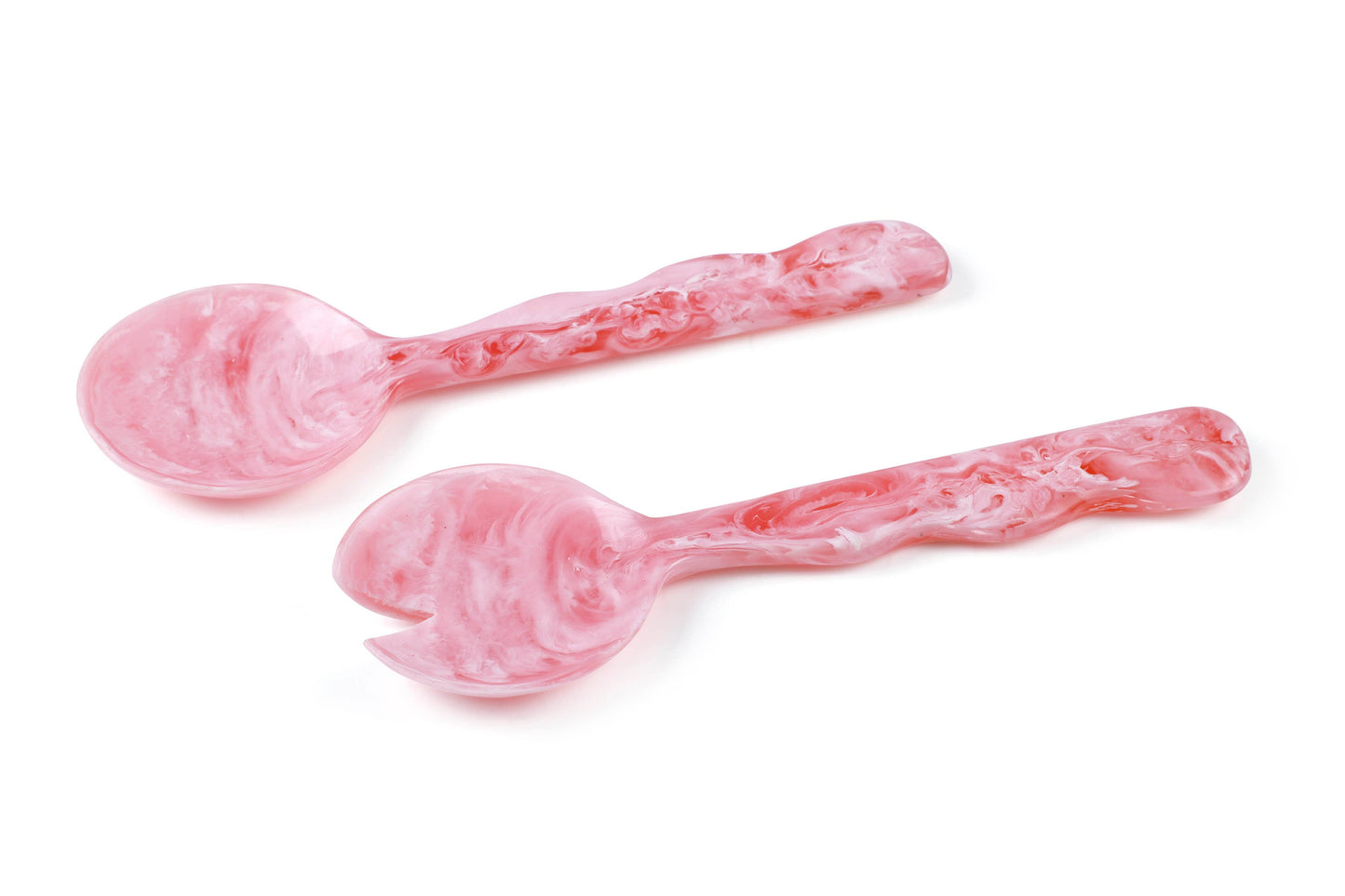 Resin Salad Server- Pink (Set of 2)