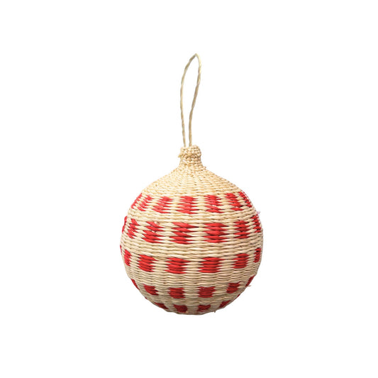 Peppermint Quilt Christmas Ball