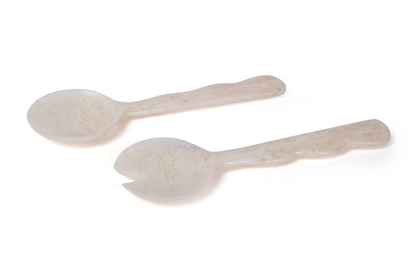 Resin Salad Server-Vanilla  (Set of 2)