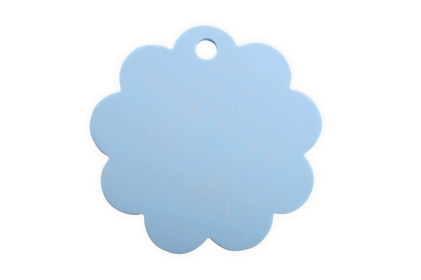 Scallop Resin Cheese Charcuterie Board, Blue