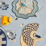 Breezy Placemat: Sky Blue/Navy