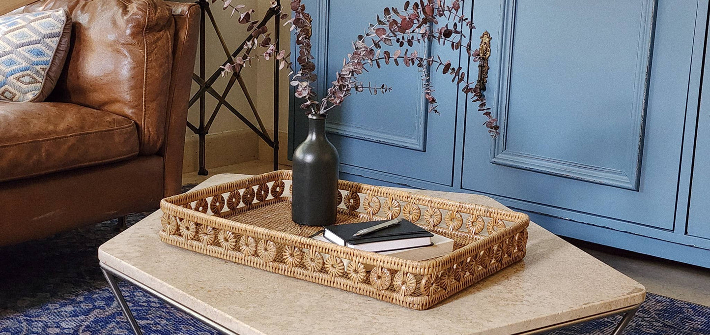 Rectangular Tray: Honey Brown