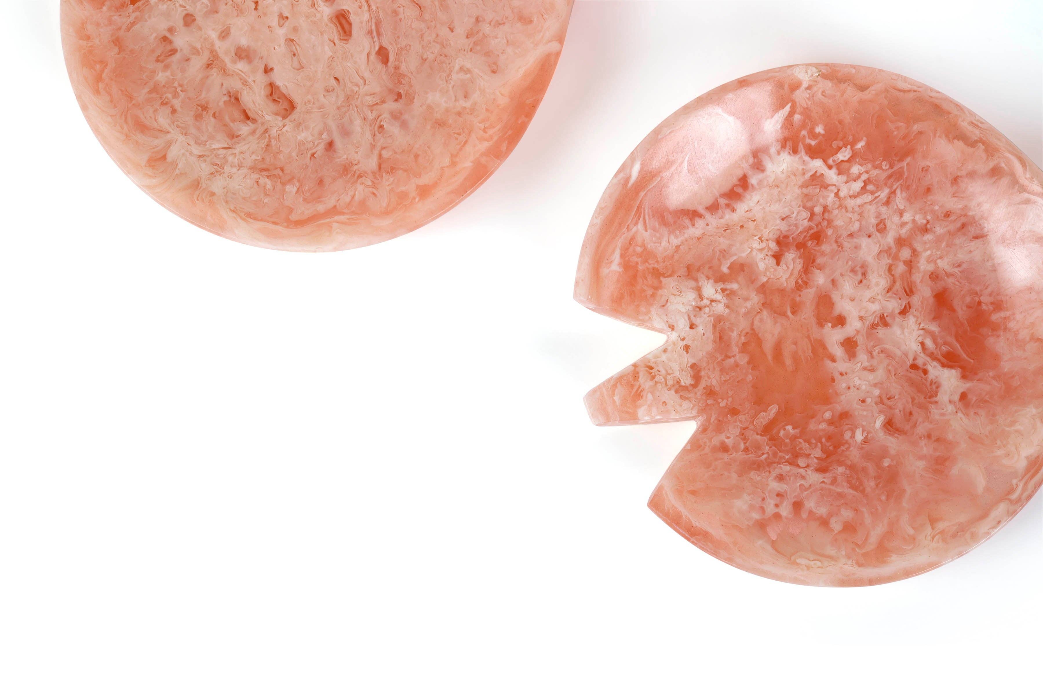 Resin Salad Server-Coral (Set of 2)