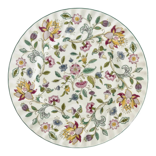 Vintage Floral Minton Scalloped Dish